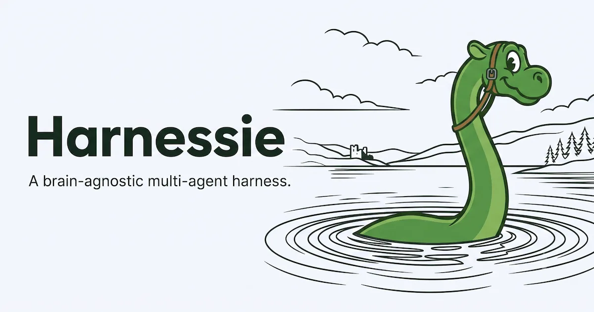 Harnessie, the brain-agnostic multi-agent harness